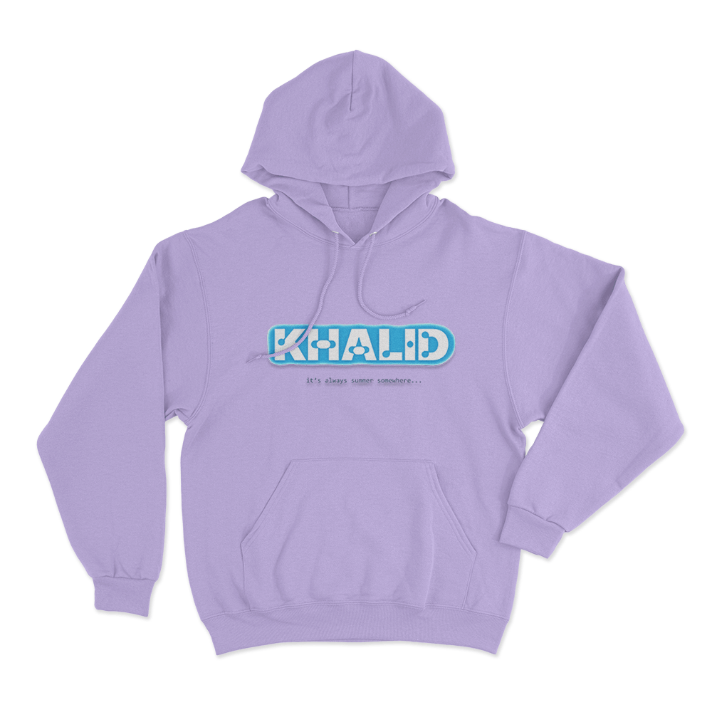 Khalid It's Always Summer Unisex Hoodie Purple Khalid Its Always Summer Unisex Hoodie Purple