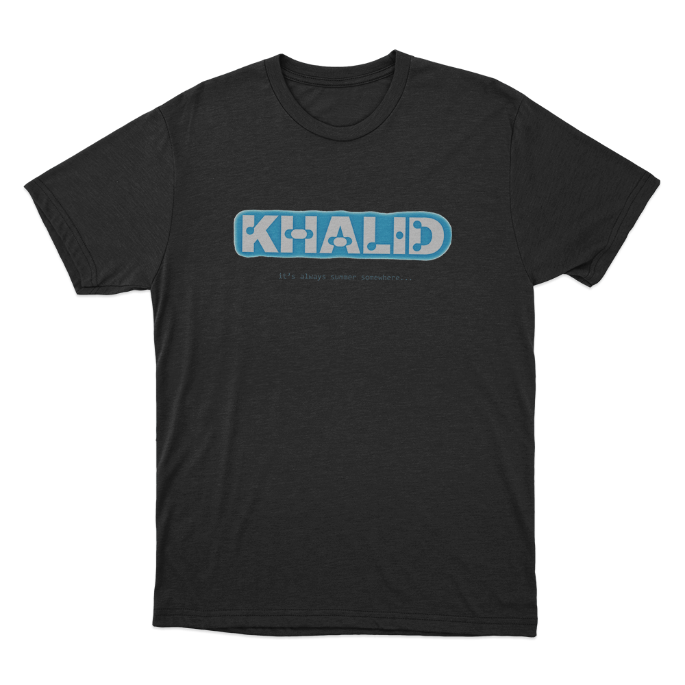 Khalid It's Always Summer Unisex T Shirt Black Khalid Its Always Summer Unisex T Shirt Black