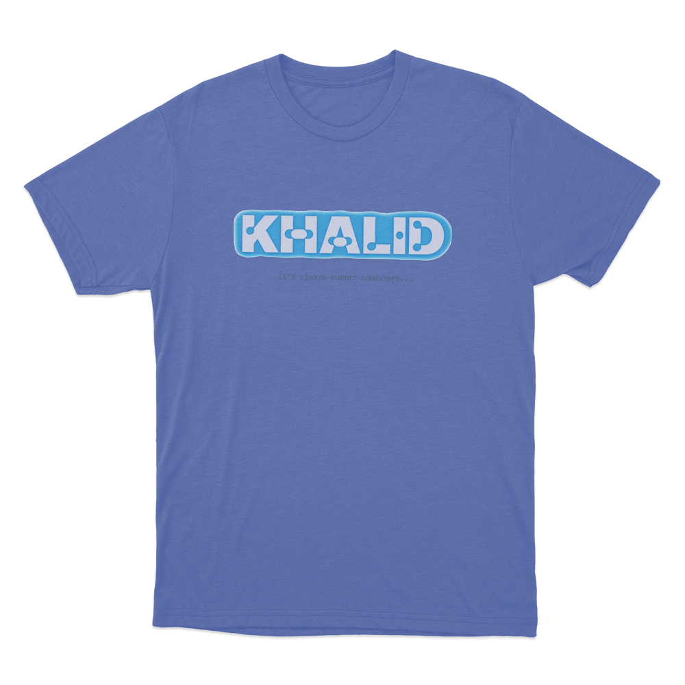 Khalid It's Always Summer Unisex T Shirt Blue Khalid Its Always Summer Unisex T Shirt Blue