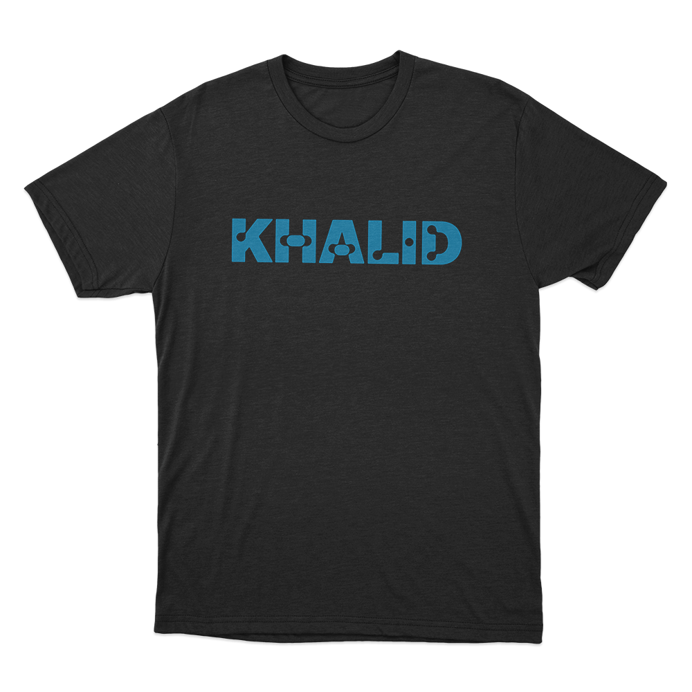 Khalid Logo Unisex T Shirt Black Khalid Logo Unisex T Shirt Black