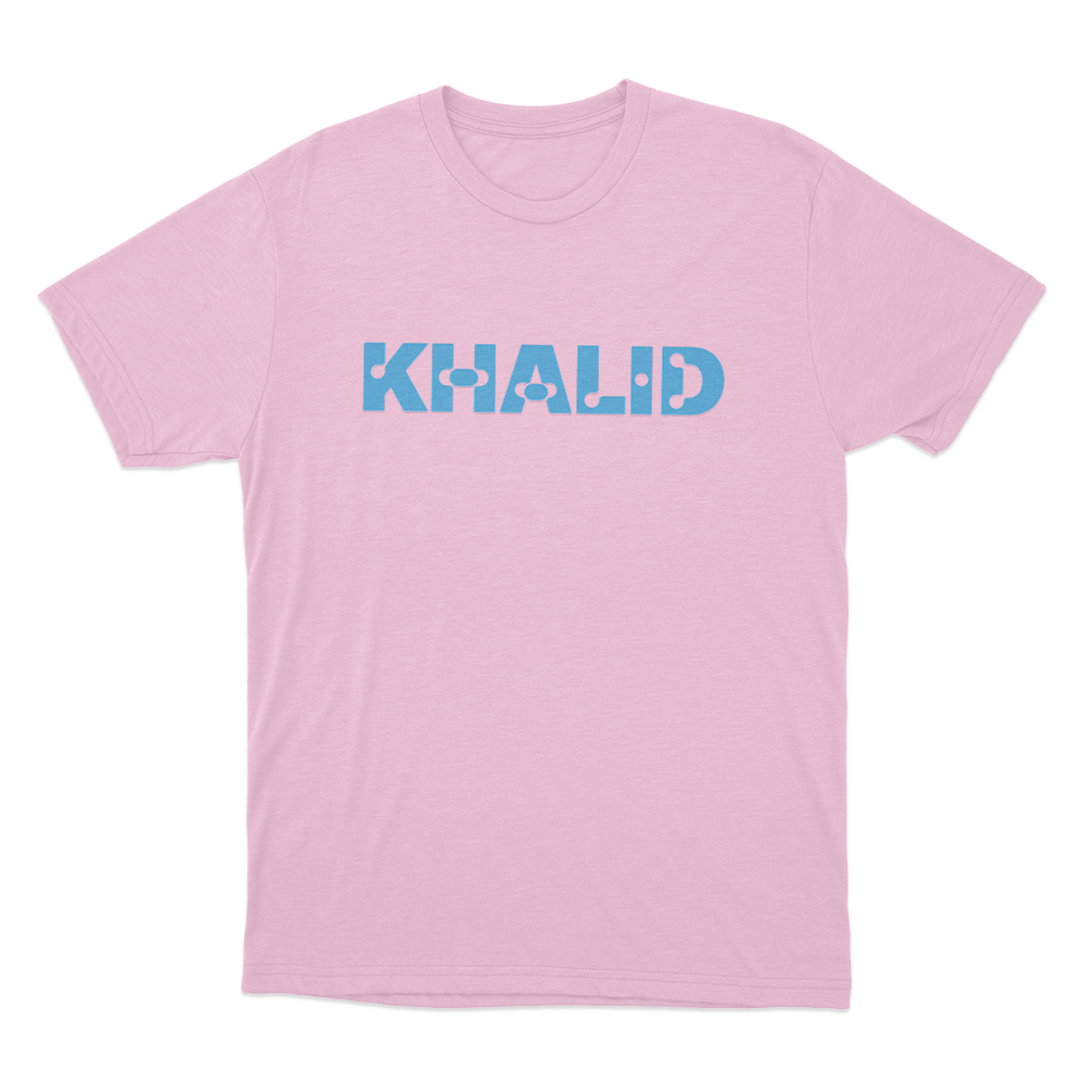 Khalid Logo Unisex T Shirt Pink Khalid Logo Unisex T Shirt Pink