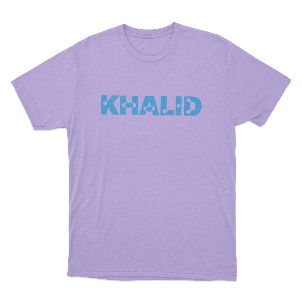 Khalid Logo Unisex T Shirt Purple Khalid Logo Unisex T Shirt Purple