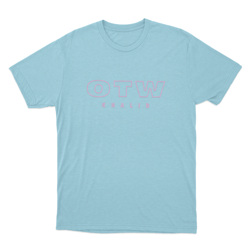 Khalid Otw Unisex T Shirt Sky Blue Khalid Otw Unisex T Shirt Sky Blue