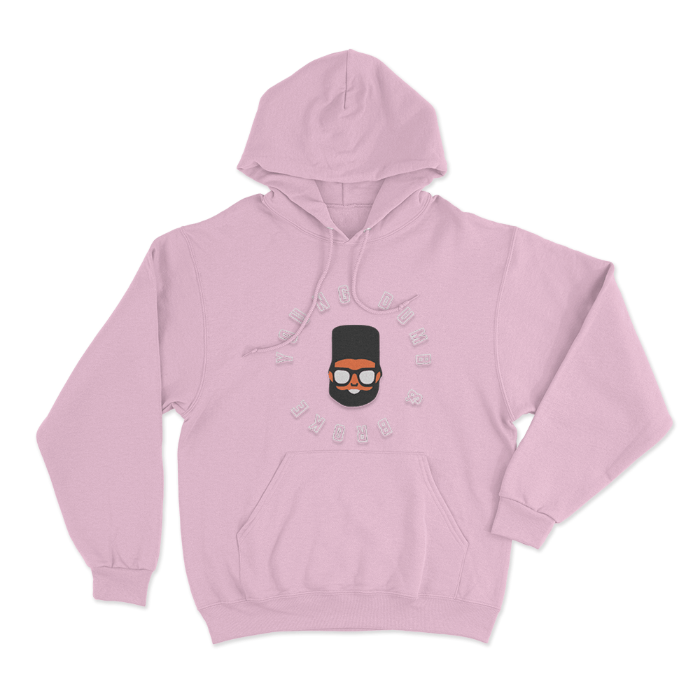 Young Dumb & Broke Cartoon Portrait Unisex Hoodie Pink Young Dumb Broke Cartoon Portrait Unisex Hoodie Pink